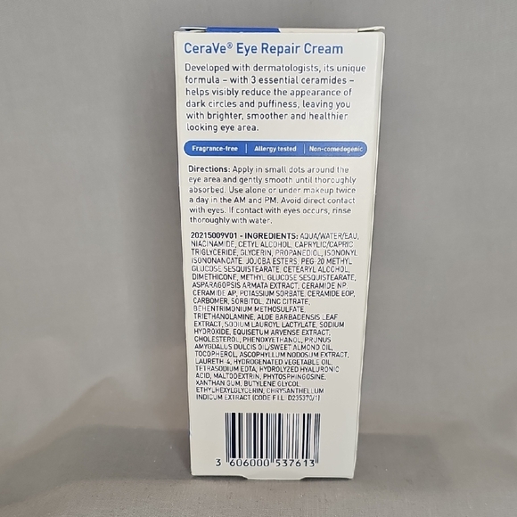 CeraVe Eye Repair Cream 0.5 oz New In Box - Picture 3 of 4